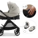 Kočík kombinovaný Vesto 2 3v1 Beige Kinderkraft KSVEST02BEG3000