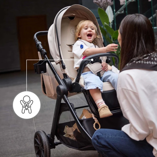 Kočík kombinovaný Vesto 2 3v1 Beige Kinderkraft KSVEST02BEG3000