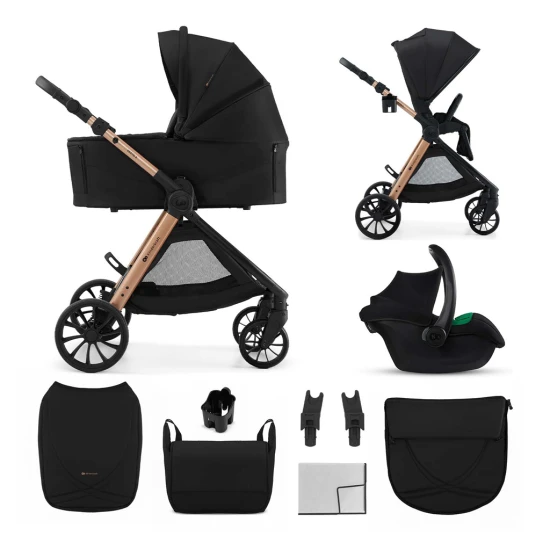 Kočík kombinovaný Vesto 2 3v1 Black Kinderkraft KSVEST02BLK3000