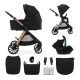 Kočík kombinovaný Vesto 2 3v1 Black Kinderkraft KSVEST02BLK3000