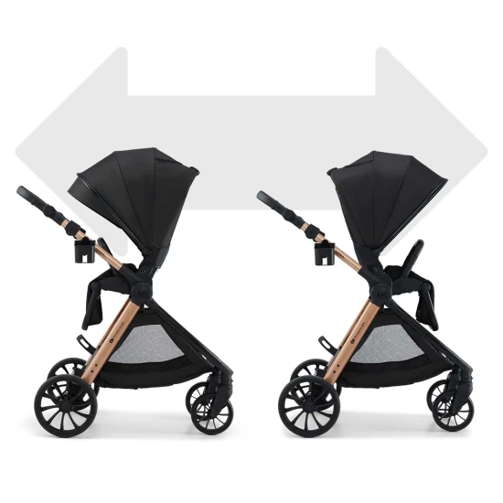 Kočík kombinovaný Vesto 2 3v1 Black Kinderkraft KSVEST02BLK3000