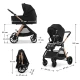 Kočík kombinovaný Vesto 2 3v1 Black Kinderkraft KSVEST02BLK3000