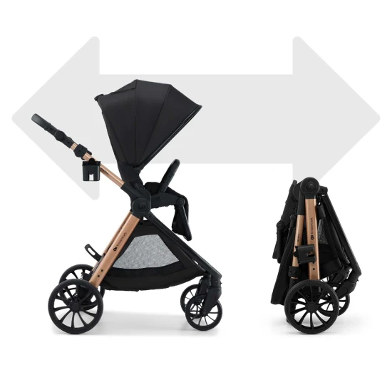 Kočík kombinovaný Vesto 2 3v1 Black Kinderkraft KSVEST02BLK3000