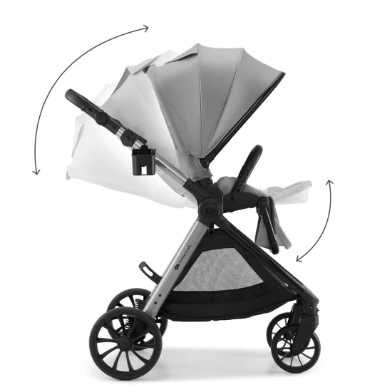 Kočík kombinovaný Vesto 2 3v1 Grey Kinderkraft KSVEST02GRY3000