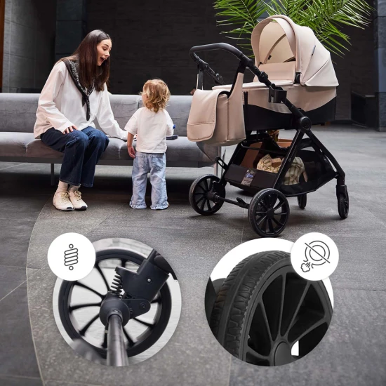 Kočík kombinovaný Vesto 2 3v1 Grey Kinderkraft KSVEST02GRY3000