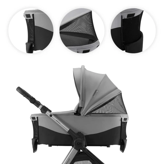 Kočík kombinovaný Vesto 2 3v1 Grey Kinderkraft KSVEST02GRY3000