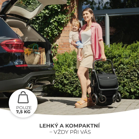 Kočík športový Apino Raven black Kinderkraft KSAPIN00BLK0000