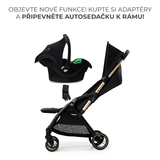 Kočík športový Apino Raven black Kinderkraft KSAPIN00BLK0000