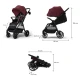 Kočík športový Grande 2 Dark Ruby Kinderkraft KSGRAN02BRG0000