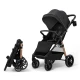 Kočík športový Grande 2 Midnight Black Kinderkraft KSGRAN02BLK0000