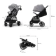 Kočík športový Grande 2 Moonlight Grey Kinderkraft KSGRAN02GRY0000