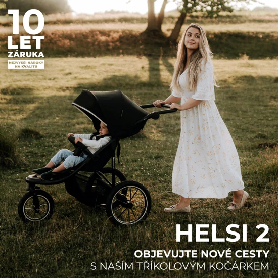 Kočík športový Helsi 2 Grey Kinderkraft KSHELS02GRY0000