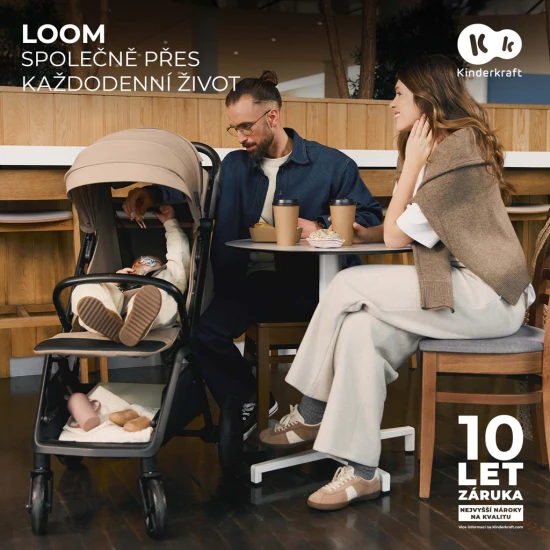 Kočík športový Loom Green Kinderkraft KSLOOM00GRE0000
