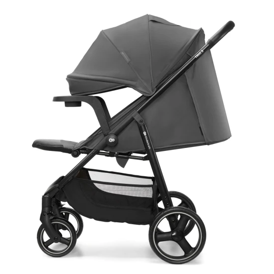 Kočík športový Trig 3 Tray Granite Grey Kinderkraft KSTRIG03GRY000T
