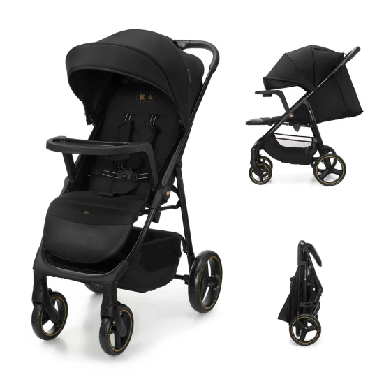 Kočík športový Trig 3 Tray Onyx Black Kinderkraft KSTRIG03BLK000T