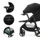 Kočík športový Trig 3 Tray Onyx Black Kinderkraft KSTRIG03BLK000T