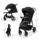 Kočík športový Trig 3 Tray Onyx Black Kinderkraft KSTRIG03BLK000T