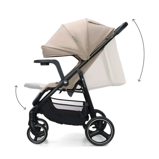 Kočík športový Trig 3 Tray Stone Beige Kinderkraft KSTRIG03BEG000T
