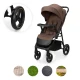 Kočík športový Trig 3 Tray Velvet Mocca Kinderkraft KSTRIG03BRW000T