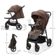 Kočík športový Trig 3 Tray Velvet Mocca Kinderkraft KSTRIG03BRW000T