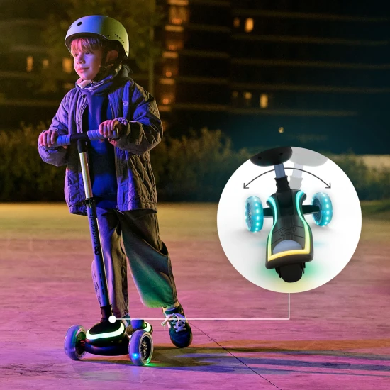 Kolobežka a odrážadlo 2v1 Raket Up Blue Kinderkraft KRRAUP00BLU0000