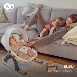 Lehátko Elsu Grey, do 9kg