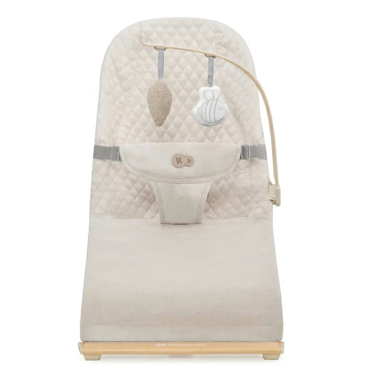 Lehátko pohupujúce Mimi Beige wood, do 9 kg Kinderkraft KBMIMI00WOD0000
