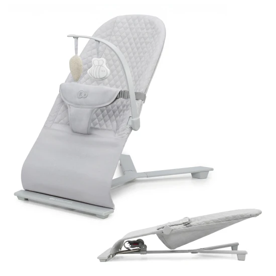 Lehátko pohupujúce Mimi Light grey, do 9 kg Kinderkraft KBMIMI00LGR0000