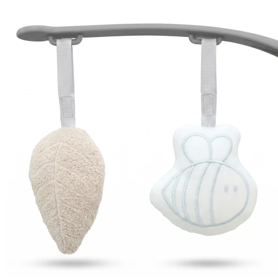 Lehátko pohupujúce Mimi Light grey, do 9 kg Kinderkraft KBMIMI00LGR0000