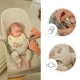Lehátko pohupujúce Mimi Light grey, do 9 kg Kinderkraft KBMIMI00LGR0000