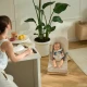 Lehátko pohupujúce Mimi Light grey, do 9 kg Kinderkraft KBMIMI00LGR0000