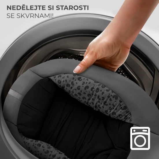 Lehátko pohupujúce s melódiou 2v1 Lumi, do 9 kg, Premium Dark Grey Kinderkraft KBLUMI02DGR0000