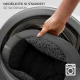Lehátko pohupujúce s melódiou 2v1 Lumi, do 9 kg, Premium Dark Grey Kinderkraft KBLUMI02DGR0000