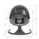 Lehátko pohupujúce s melódiou 2v1 Lumi, do 9 kg, Premium Dark Grey Kinderkraft KBLUMI02DGR0000