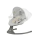 Lehátko pohupujúce s melódiou 2v1 Lumi, do 9 kg, Premium Light Grey Kinderkraft KBLUMI02LGR0000
