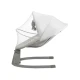 Lehátko pohupujúce s melódiou 2v1 Lumi, do 9 kg, Premium Light Grey Kinderkraft KBLUMI02LGR0000