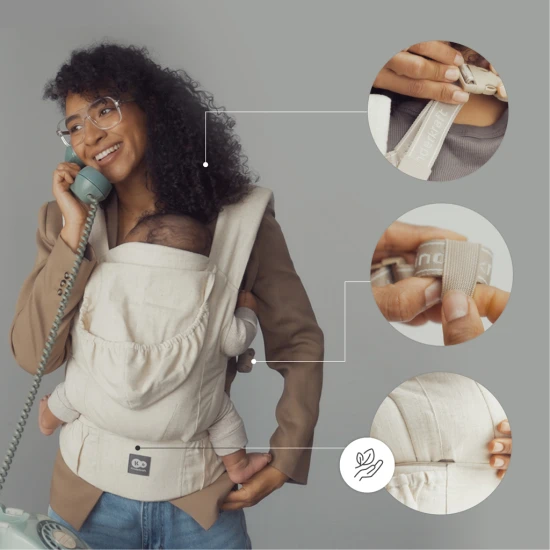 Nosič detský Elara Beige Kinderkraft KNELAR00BEG0000