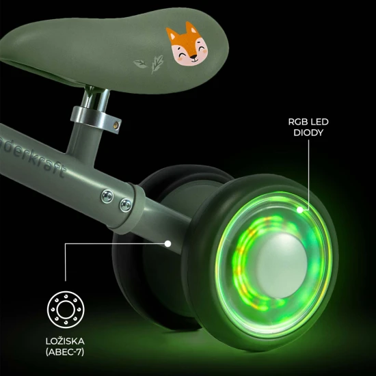 Odrážadlo Cutie Flash Green Kinderkraft KRCUFL00GRE0000