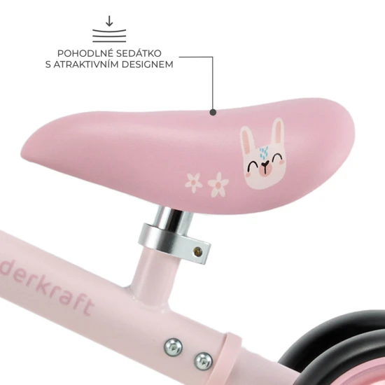 Odrážadlo Cutie Flash Pink Kinderkraft KRCUFL00PNK0000