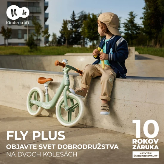 Odrážadlo Fly Plus Fresh mint Kinderkraft KRFLPL00MIN0000