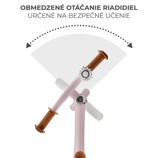 Odrážadlo Fly Plus Powder pink Kinderkraft KRFLPL00PNK0000