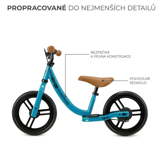 Odrážadlo Space Deep blue Kinderkraft KRSPAC23BLU0000
