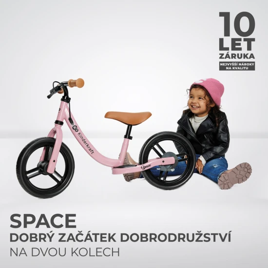 Odrážadlo Space Deep Dark pink Kinderkraft KRSPAC23PNK0000