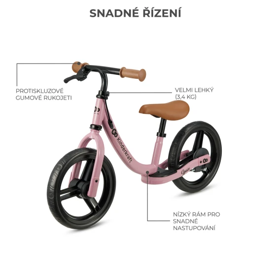 Odrážadlo Space Deep Dark pink Kinderkraft KRSPAC23PNK0000