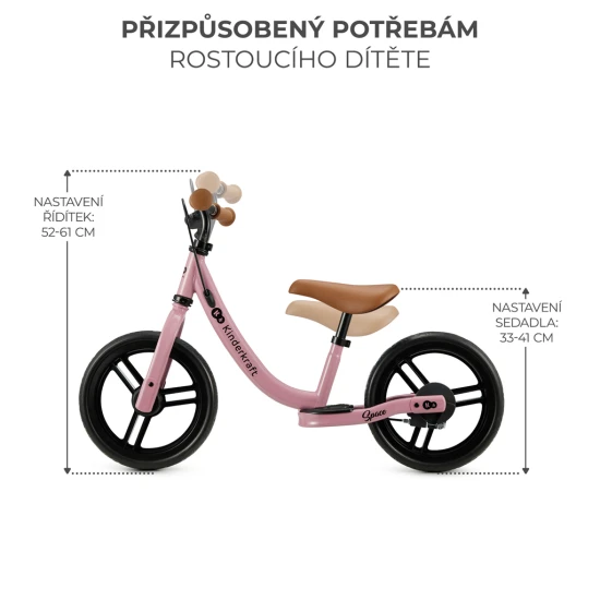 Odrážadlo Space Deep Dark pink Kinderkraft KRSPAC23PNK0000