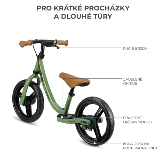 Odrážadlo Space Deep Light green Kinderkraft KRSPAC23GRE0000