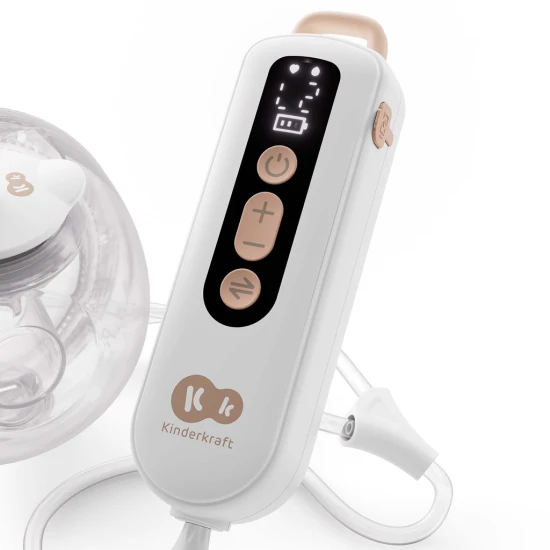 Odsávačka materského mlieka Double Hands-free Gentle Flow Gold Kinderkraft KEGEFL00GLD0000