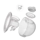 Odsávačka materského mlieka Double Hands-free Gentle Flow Gold Kinderkraft KEGEFL00GLD0000