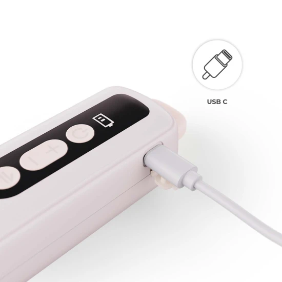 Odsávačka materského mlieka Double Hands-free Gentle Flow Pink Kinderkraft KEGEFL00PNK0000