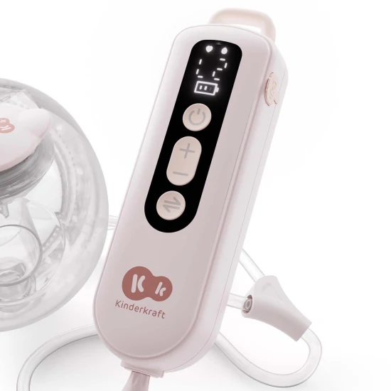 Odsávačka materského mlieka Double Hands-free Gentle Flow Pink Kinderkraft KEGEFL00PNK0000